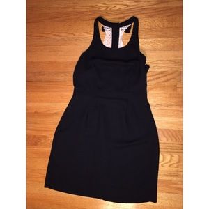 Black Dress with Lace Detail on Back.